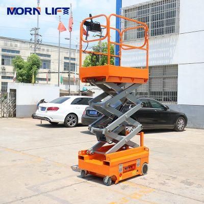 2m 3m 4m 5m Small Hydraulic Mobile Electric/Battery Mini Scissor Man Lift Price