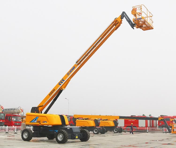 XCMG Manlift Boom Lift Xgs34 Construction Aerial Work Platform China 34m Electric Telescopic Boom Man Lift