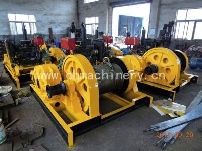 Diesel Offshore Winch with Clutch Multifunctional Hoisting