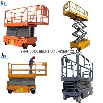 High Quality Height 6m Self Propelled Mobile Electric Platform Scissor Lift