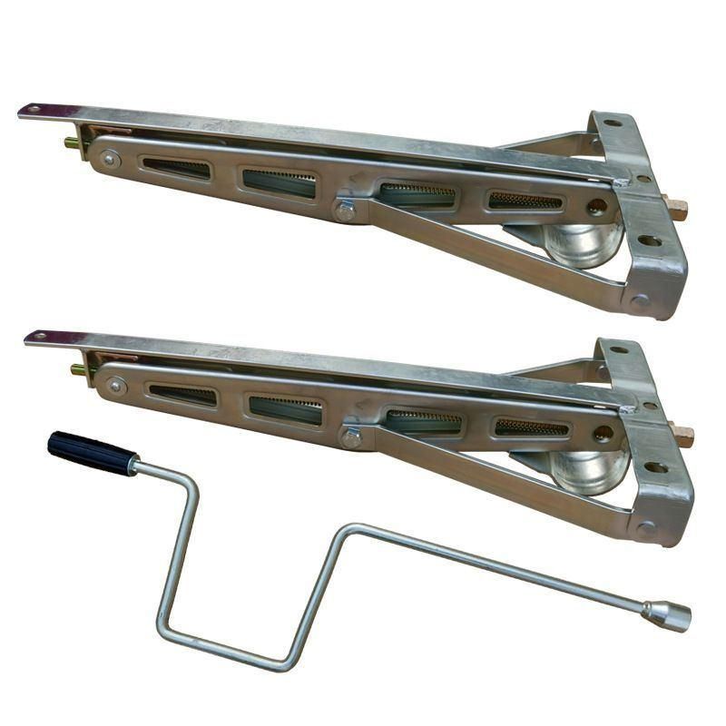 Retractable Trailer Stabilizer Jacks-1000kg Capacity-18 Inch Drop Leg