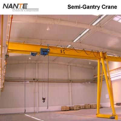 Economical Single Beam Semi-Gantry Crane Used in Factory