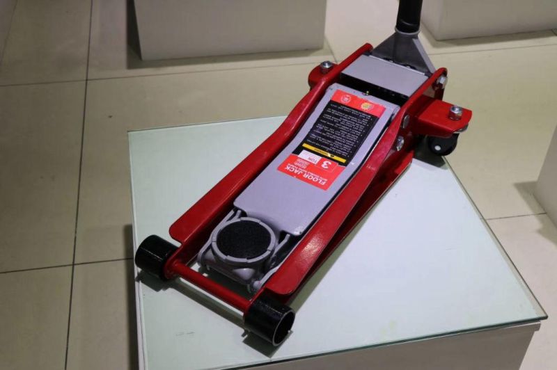 3t Low Profile Floor Jack with Double Pump / Quickly Lift