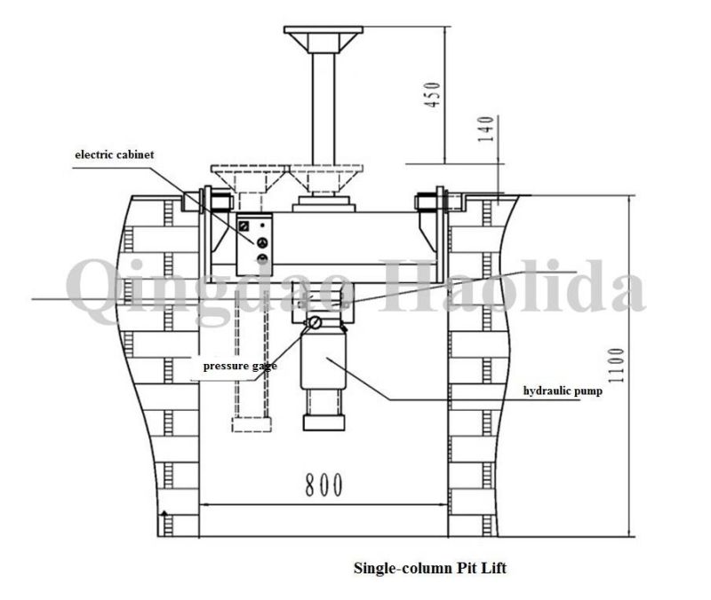 Heavy-Duty Truck Pit Lift