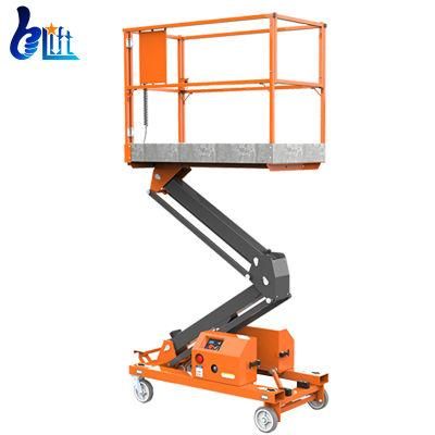 5m Portable Aerial Cargo Lifting Equipment Samll Electric Boom Lift