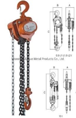 1000kg Manual Hand-Chain Hoist