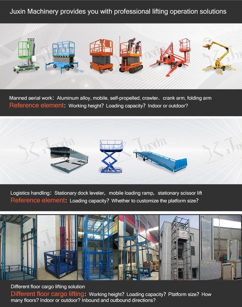 New Design Mini Crawler Scissor Man Lift Table Platform Track for Sale