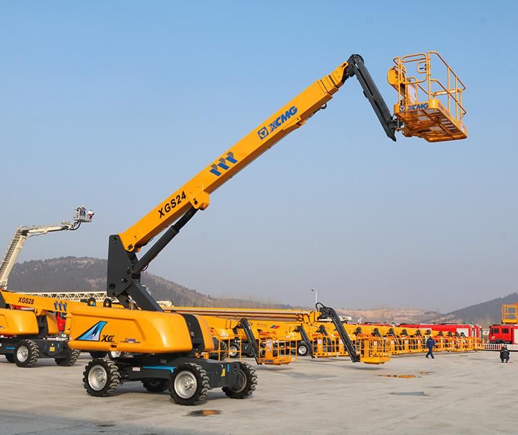 XCMG Official 24m Telescopic Boom Lift Xgs24 China Mobile Hydraulic Boom Lift Platform for Sale