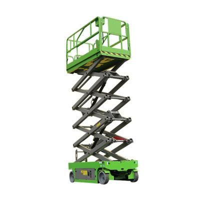 Anti-Collision Elevating Forklift Pocket and Lifting Eyes Aerial Platform Scissor Lift