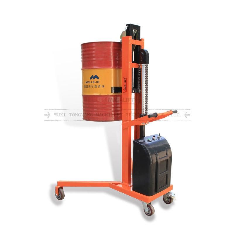 Steel&Plastic Electric Stacker V-Shaped Drum Lift Dt300