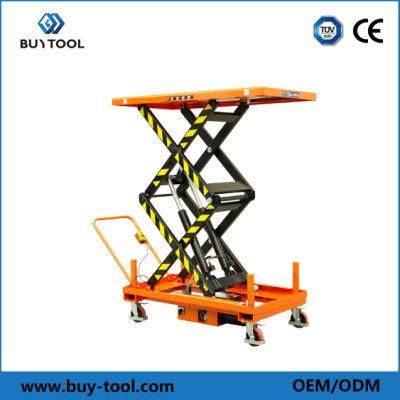 Es Series Scissor Q345b Electric Mobile Lift Table Trolley Portable Platform