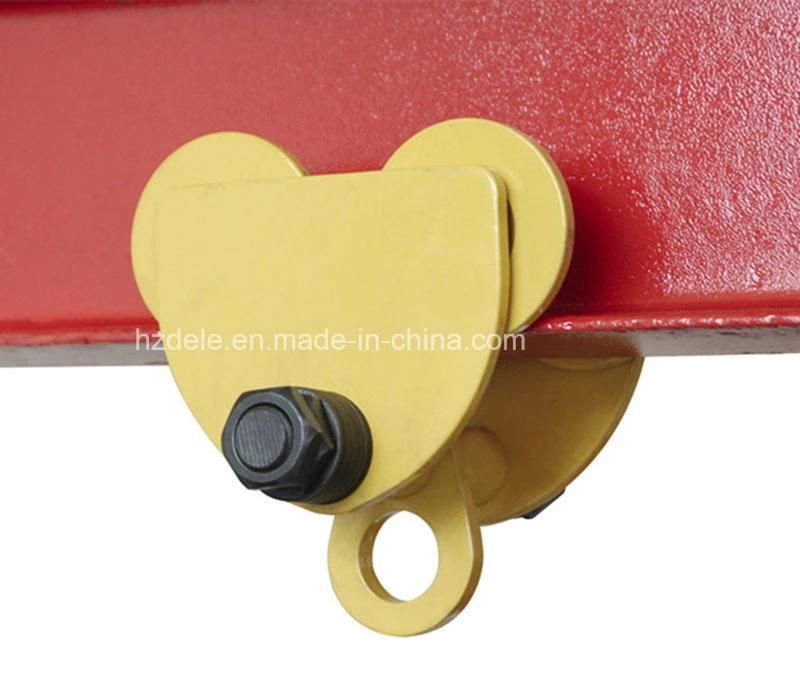 High Quality Gcl 1-3t Hand Plain Trolley for Hoist