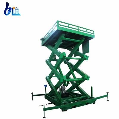 Hydraulic Stationary Double Scissors Lift Tables Machine Lifting