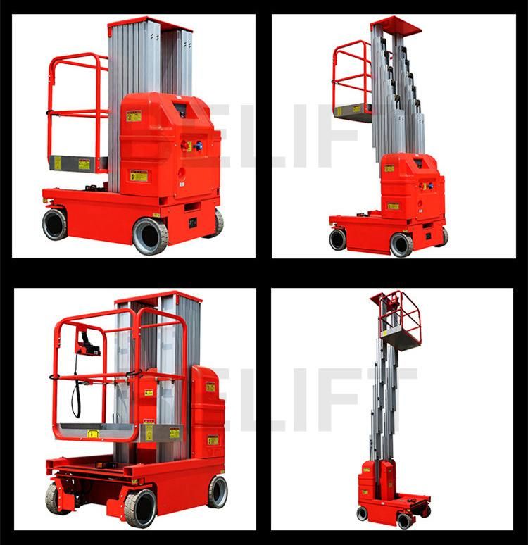 Hot Sale High End Dual Vertical Mast Self Propelled Lifts