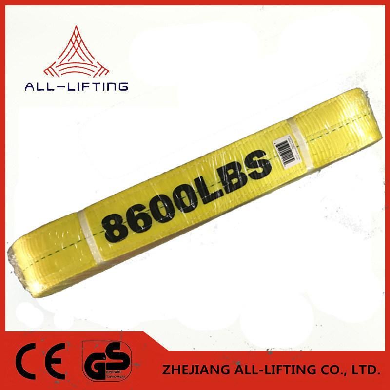 8600lbs 3inch American Standard Polyester Eye-Eye Flat Lifting Webbing Sling