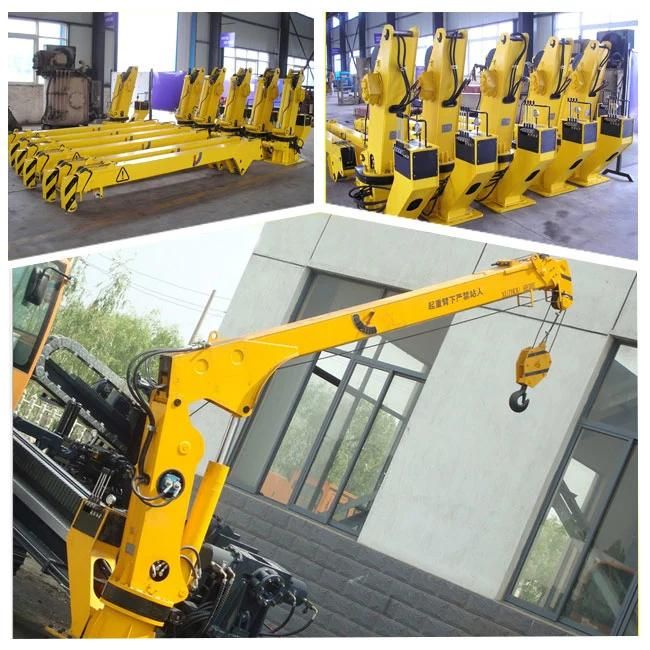 High Quality Hydraulic Telescopic Winches Marine Crane Widely Used