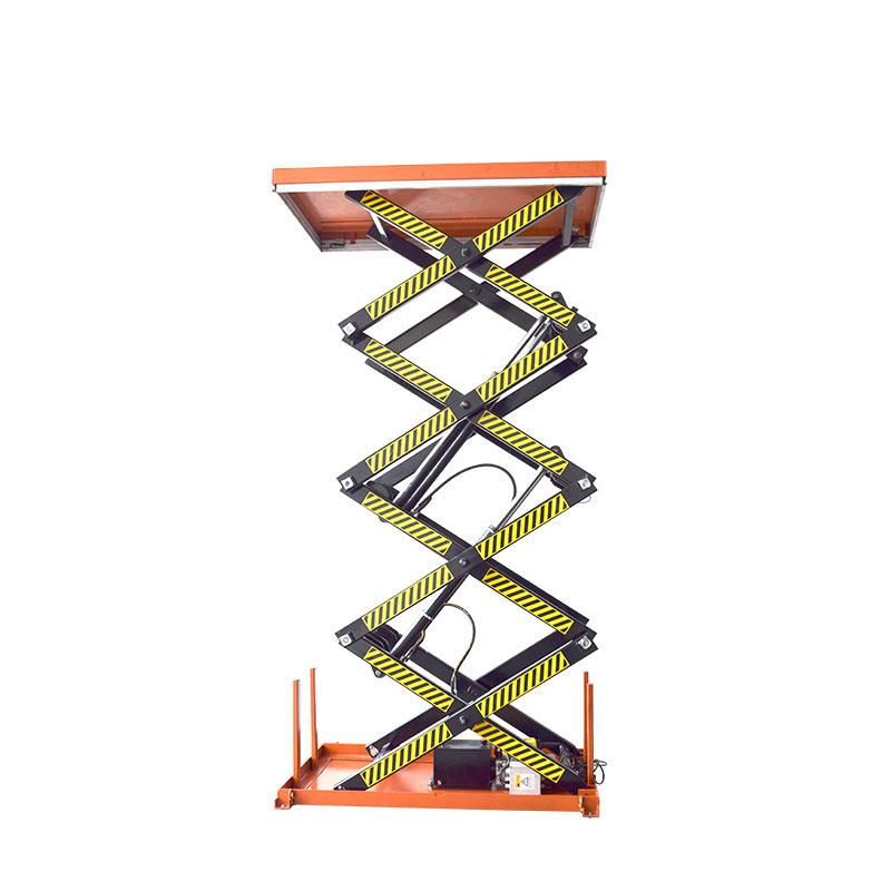 CE Approved Customized Hydraulic Four Scissor Lift Table in Industrial