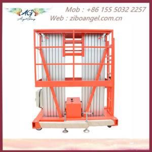 6-24m Portable Single Personal Lifter Aluminum Ladder Man Lift Aluminum Alloy Lift Platform