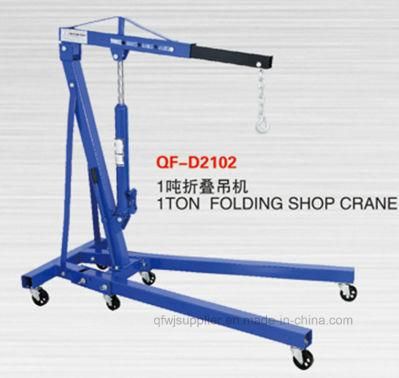 1 Ton Folding Engine Crane with Ce Approval