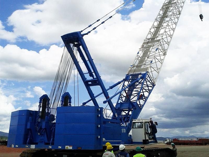 Popular Selling Chinese 75 Tons Crawler Crane Lifting Crane Scc750e