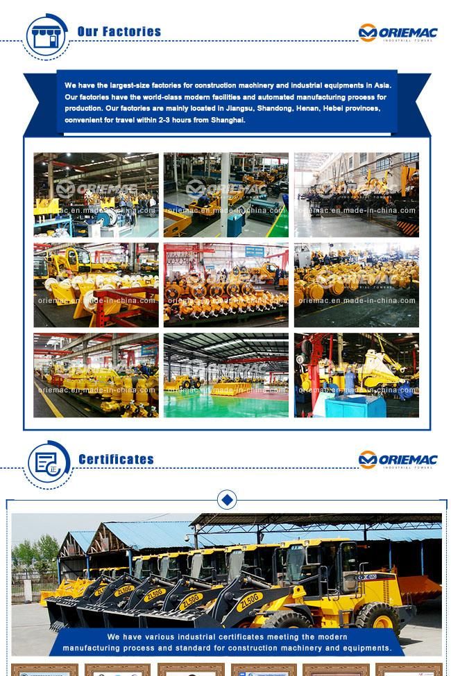 Oriemac Official Manufacturer Lifting Construction Machinery 150 Ton Crawler Crane Xgc150