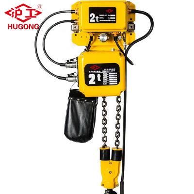 1ton 2ton 3 Ton Low Headroom Electric Chain Hoist with Remote Controller