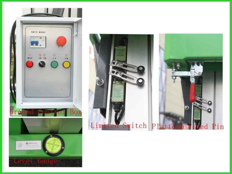 14m Manual Pushing Aerial Work Platform 200kg Capacity