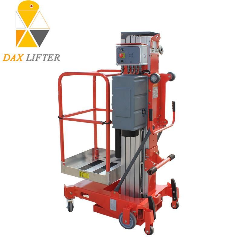 Multi-Purpose Single Mast Manual Mobile Strong Stable Aluminum Alloy Lifter