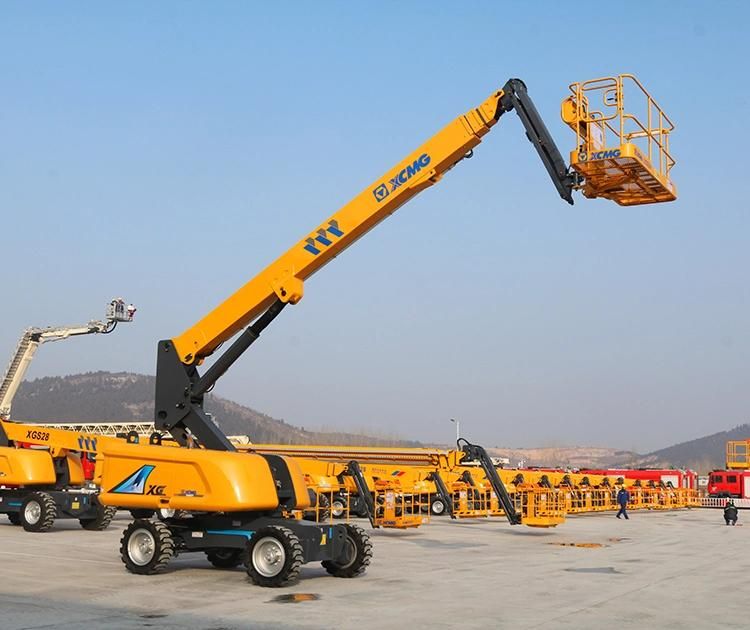 XCMG Motorcycle Platform Lift Xgs22 2019 New 22m Electric Hydraulic Self Propelled Arm Telescopic Boom Man Lift for Aerial Work