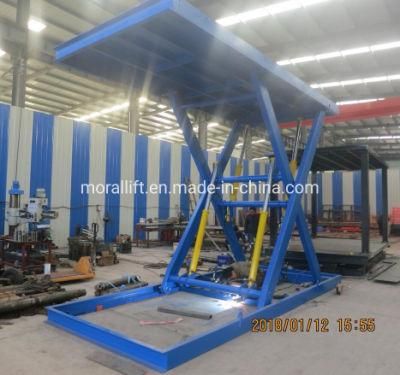 3000kg Capacity Stationary Hydraulic Scissor Mini Lift