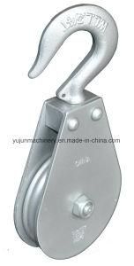 Swivel Hook Pulley with Single Sheave