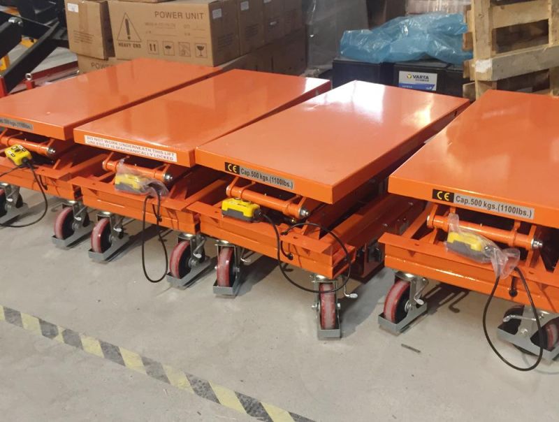 Buytool Powered Mobile Electric Scissor Hydraulic Lift/Lifting Tables
