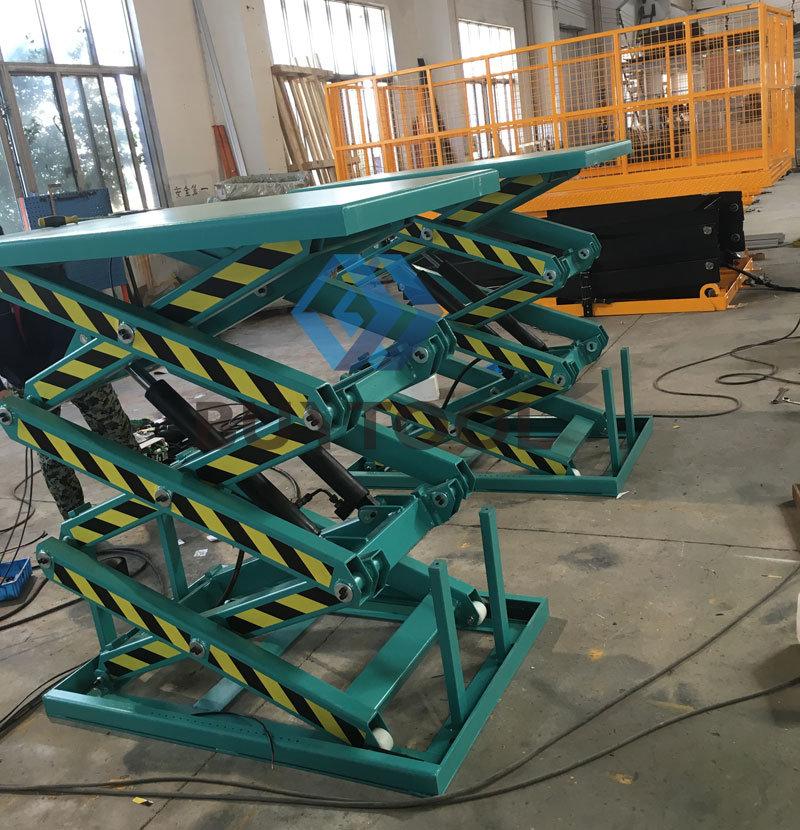 High Lifting Three Scissors Lift Table