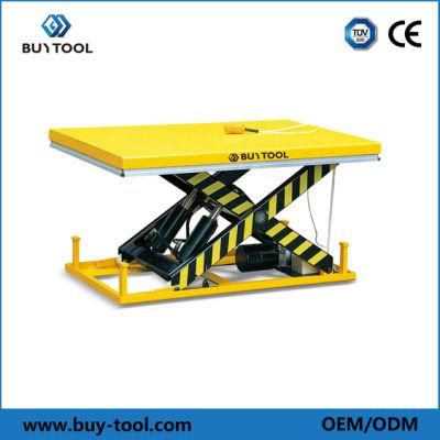 Popular 2t Electric Single Scissor Lift Platform for Industry Use