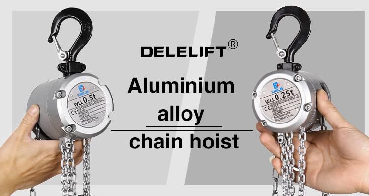 Aluminum Alloy Wholesale High Load Bearing 500kg Chain Block Mini Hand Hoist