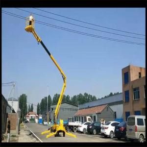 12m Tow Behind Articulating Boom Lift Equipment