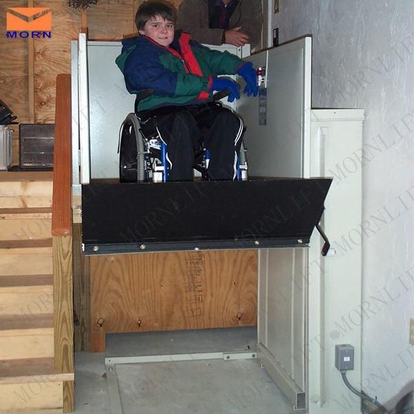 2m Outside Vertical Wheelchair Lift for Disabled