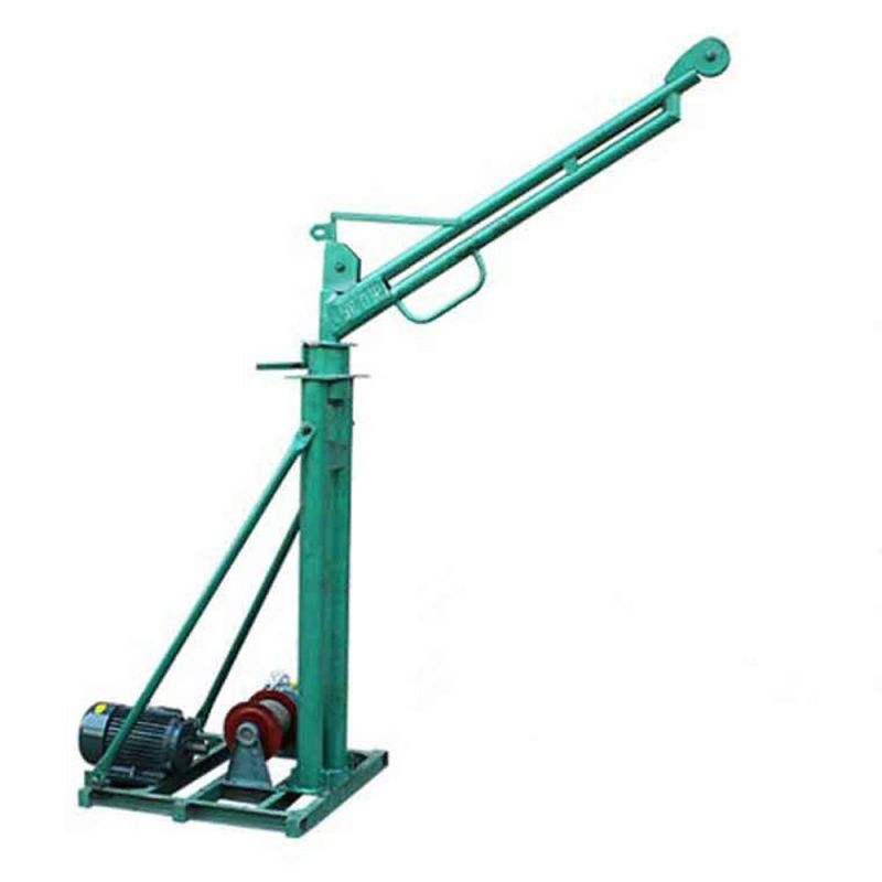 Diesel Engine Cranes (0.5t 1t 2t) Small Jack Shop Diesel Engine Hoist Crane