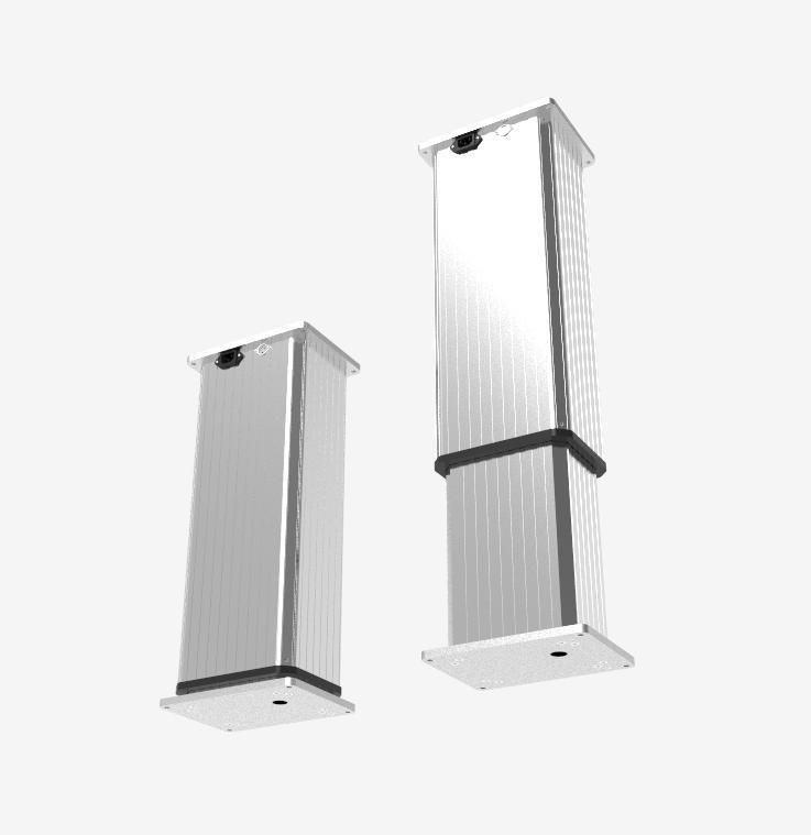 2PCS Synchronous Moving Lifting Column with Controller for Workbench