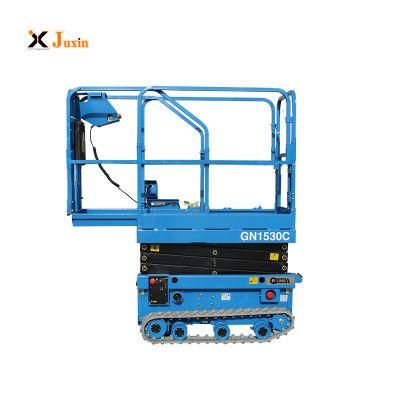 New Design Mini Crawler Scissor Man Lift Table Platform Track for Sale