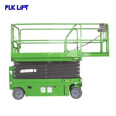 12m Factory Price Self Moving Scissor Lift Hydraulic Man Lift