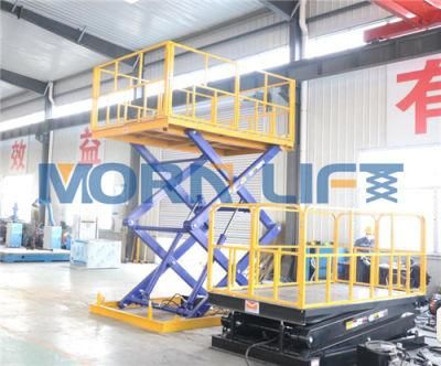 Hydraulic System Scissor Dock Lift 1m Low Profile for Cargoes Materials Wood Furniture