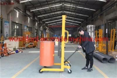 400kg Eco-Friendly Oil Manual Drum Lifter Hydraulic Carrier Stacker
