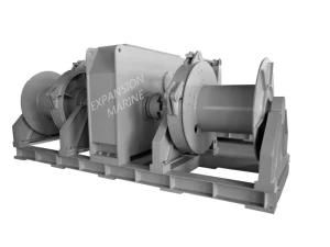 Marine Hydraulic Mooring Winches with Double Drums