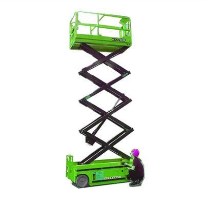 Electric Power 8m 10m 12m Working Height Mobile Aerial Work Platform Self Propelled Scissor Lift
