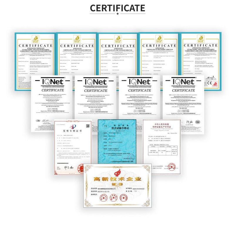 Nante Steel Single Girder Overhead Cranes with ISO9001: 2015 Certification