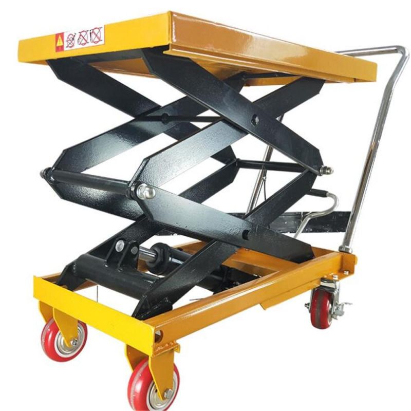 Manual Lift Table Trolley Machine Hydraulic Lift Top Table