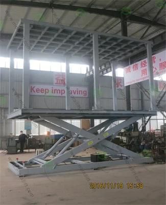 Hydraulic 3500kg Car Scissor Lift for Basement Parking