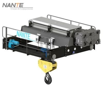 Fem Standard Double Girder Overhead Crane Nwa Open Winch for Crane