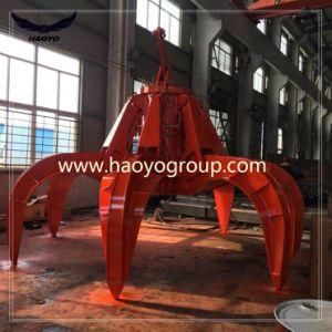 Steel Scrap Hydraulic Orange Peel Grab Bucket Suppllier